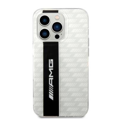 Apple iPhone 14 Pro Max Case AMG Transparent Double Layer Carbon Design II Cover - 7