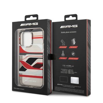 Apple iPhone 14 Pro Max Case AMG Transparent Graphic Design Cover - 4