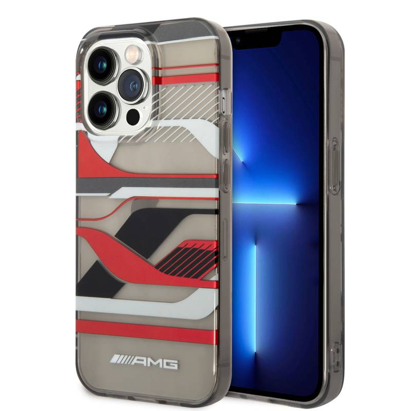 Apple iPhone 14 Pro Max Case AMG Transparent Graphic Design Cover - 1