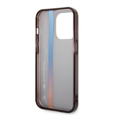 Apple iPhone 14 Pro Max Case BMW Original Licensed Color Gradient Striped Design Cover - 3