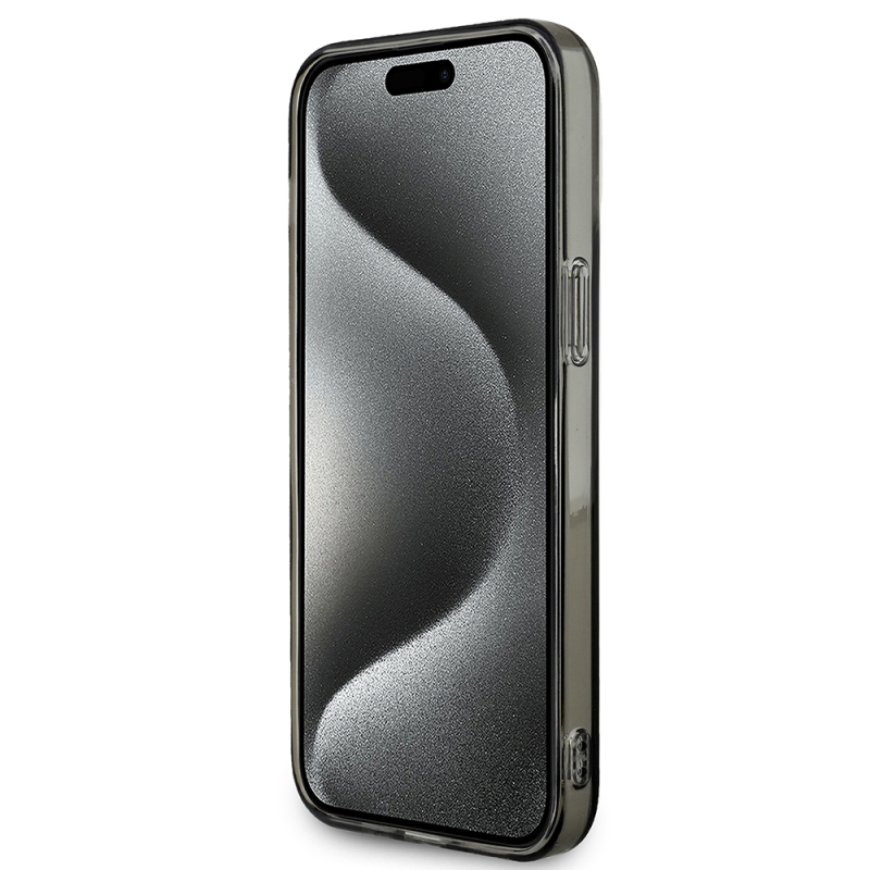 Apple iPhone 14 Pro Max Case BMW Original Licensed Semi-Transparent M Design Striped Cover - 6