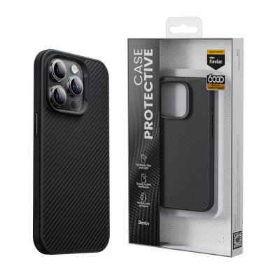 Apple iPhone 14 Pro Max Case Carbon Fiber Benks 600D Hybrid Kevlar Cover with Magsafe Charging - 6
