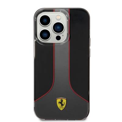 Apple iPhone 14 Pro Max Case Ferrari Gradient Printed Design Cover - 7