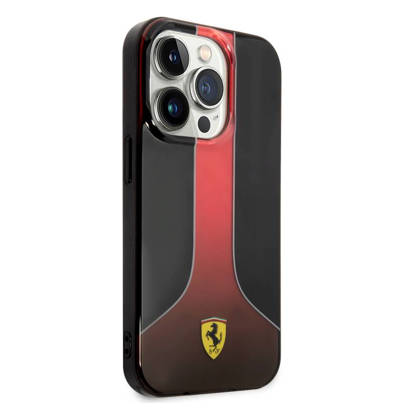 Apple iPhone 14 Pro Max Case Ferrari Gradient Printed Design Cover - 8