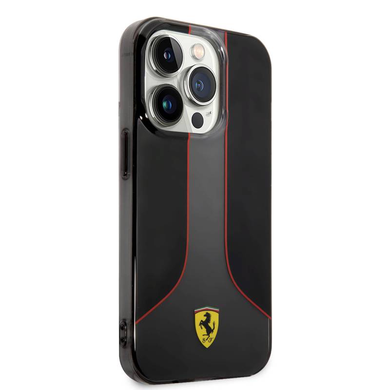 Apple iPhone 14 Pro Max Case Ferrari Gradient Printed Design Cover - 9