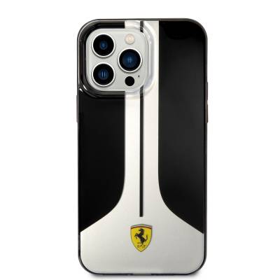 Apple iPhone 14 Pro Max Case Ferrari Original Licensed 296 Striped Design Cover - 5