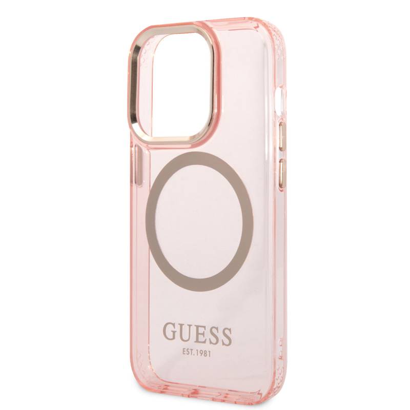 Apple iPhone 14 Pro Max Case GUESS Magsafe Charge Feature Airbag Design Cover - 5