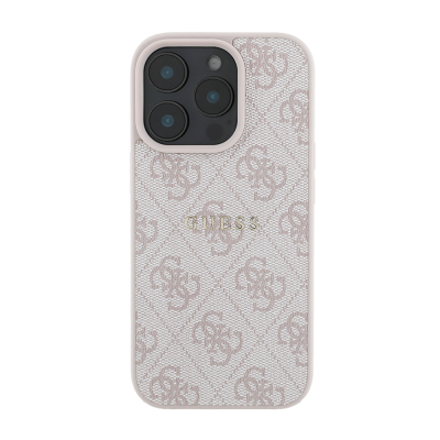 Apple iPhone 14 Pro Max Case Guess Original Licensed Magsafe Charging Featured 4G Pattern Text Logo Cover - 13