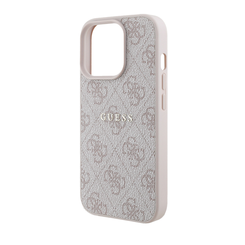 Apple iPhone 14 Pro Max Case Guess Original Licensed Magsafe Charging Featured 4G Pattern Text Logo Cover - 16