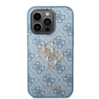 Apple iPhone 14 Pro Max Case GUESS PU Leather Big Metal Logo Design Cover - 10