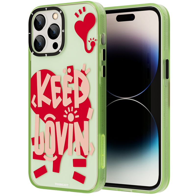 Apple iPhone 14 Pro Max Case Happy Mod Figured YoungKit Happy Mood Series Cover - 11