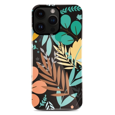 Apple iPhone 14 Pro Max Case HD Patterned Kajsa Shield Plus Flower Graphic Series Cover - 1