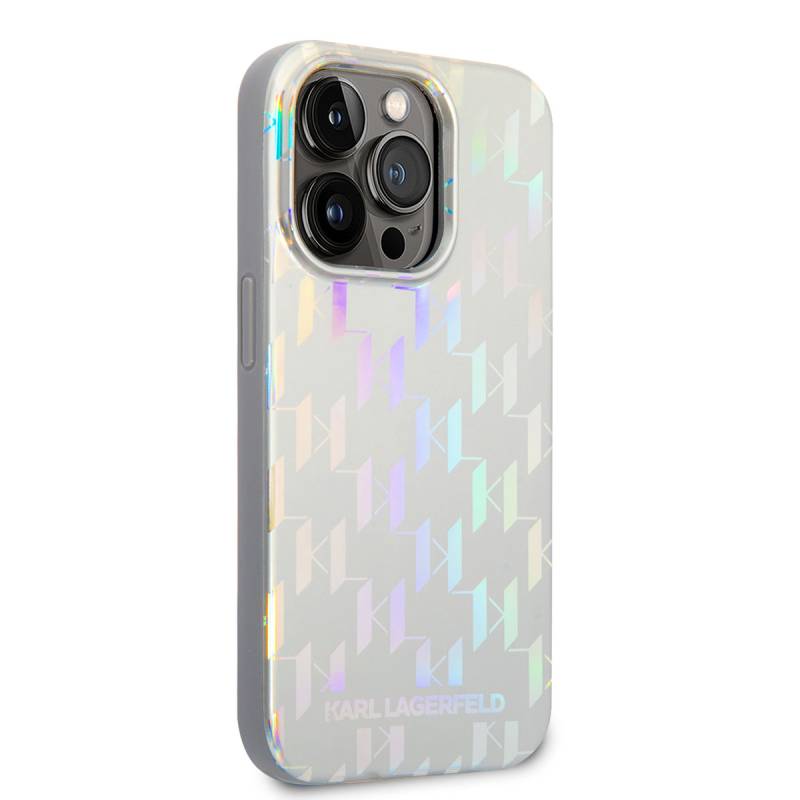 Apple iPhone 14 Pro Max Case Karl Lagerfeld Hologram Design Cover - 8