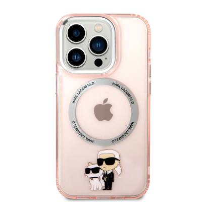 Apple iPhone 14 Pro Max Case Karl Lagerfeld Magsafe K&C Design Cover with Charger - 3