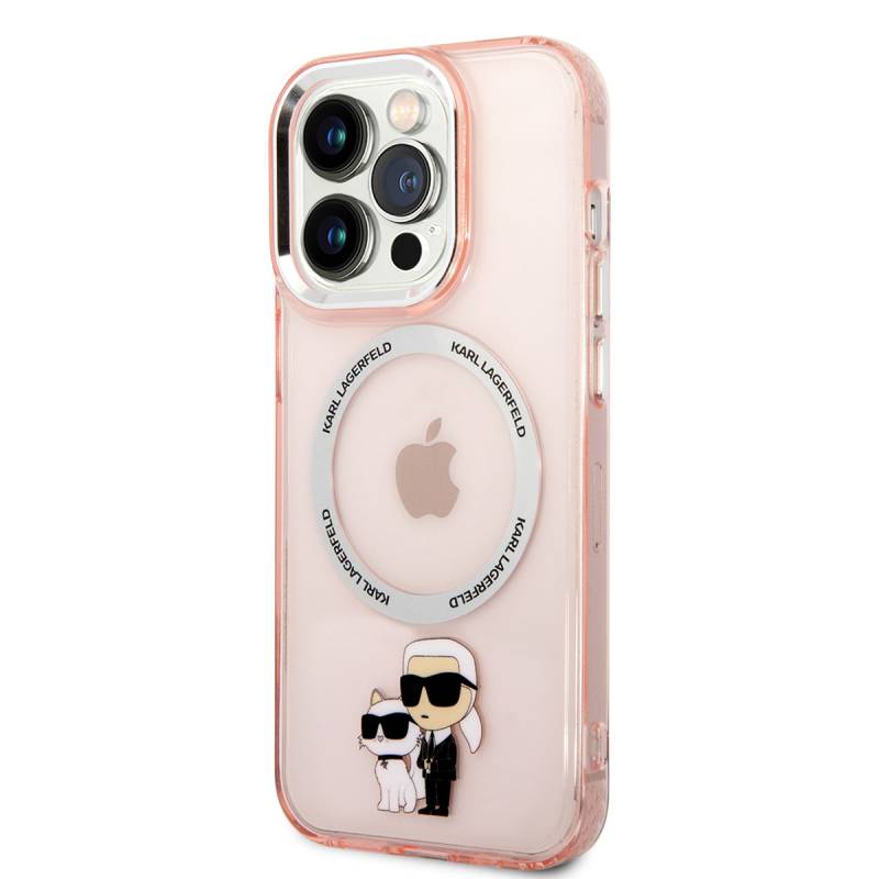 Apple iPhone 14 Pro Max Case Karl Lagerfeld Magsafe K&C Design Cover with Charger - 7