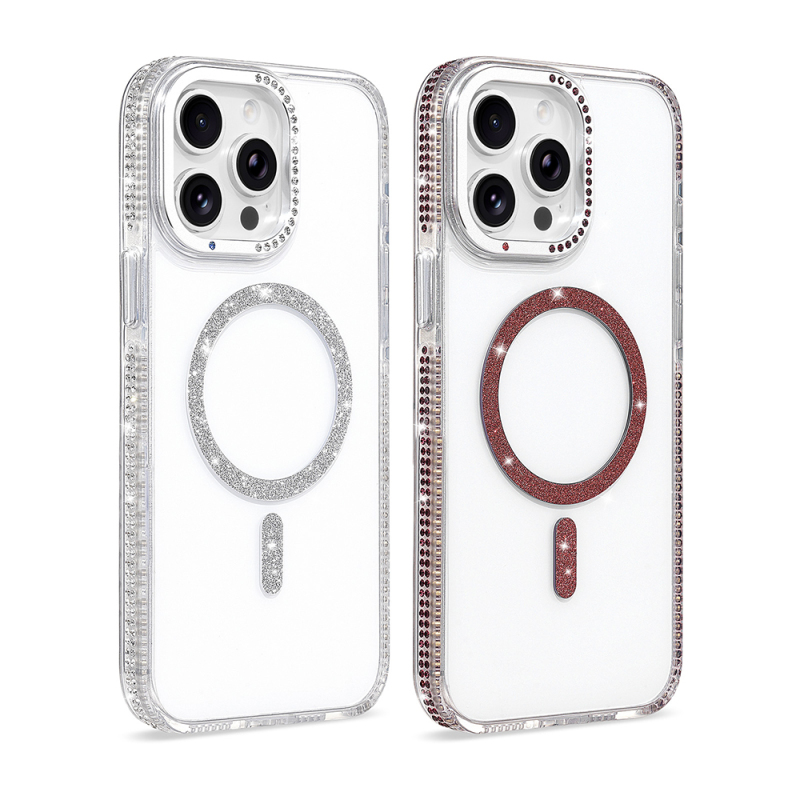 Apple iPhone 14 Pro Max Case M-safe Charging Enabled Zore Tera Silicone Cover - 7