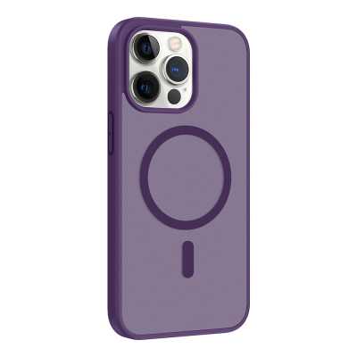 Apple iPhone 14 Pro Max Case M-safe Charging Feature Zore Ballet Flat Cover - 12