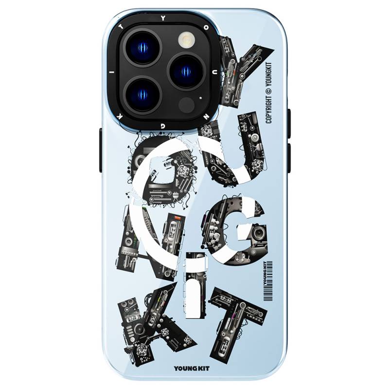 Apple iPhone 14 Pro Max Case Magsafe Charge Feature Text Themed YoungKit Mechanic Series Cover - 6