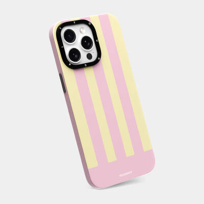 Apple iPhone 14 Pro Max Case Magsafe Charging Feature Youngkit Striped Piano Keys Series Cover - 11