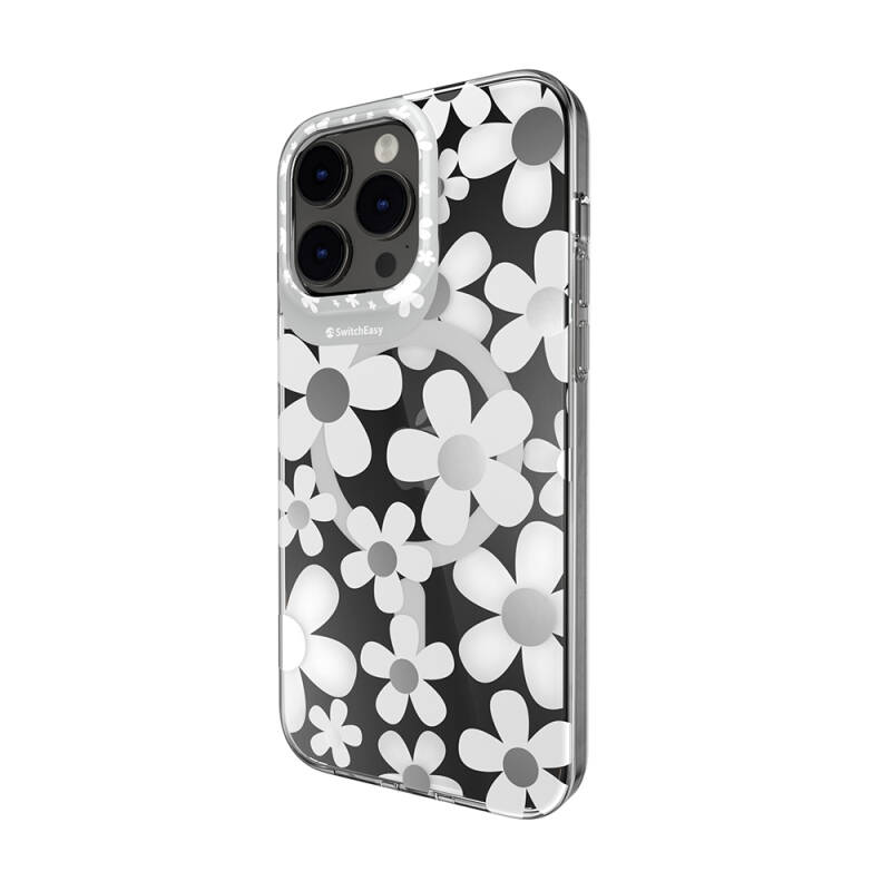 Apple iPhone 14 Pro Max Case Magsafe Charging Featured Double IMD Printed Licensed Switcheasy Artist-M Fleur Cover - 3