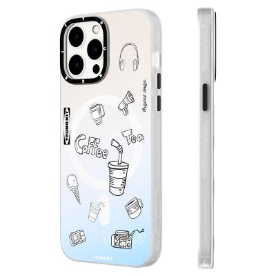 Apple iPhone 14 Pro Max Case Magsafe Charging Featured Patterned Youngkit Plaything Series Cover - 5