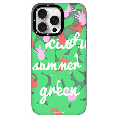 Apple iPhone 14 Pro Max Case Magsafe Charging Featured Summer Fruit Patterned Youngkit Fruity Flavor Series Cover - 5