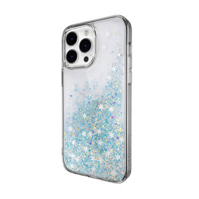 Apple iPhone 14 Pro Max Case Shining Silvery Transparent Licensed Switcheasy Starfield Cover - 7