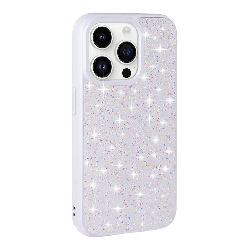 Apple iPhone 14 Pro Max Case Shiny Stone Design Zore Diamond Cover - 16