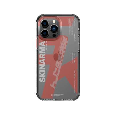 Apple iPhone 14 Pro Max Case SkinArma Transparent Airbag Design Raku Cover - 1