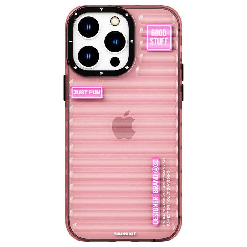 Apple iPhone 14 Pro Max Case Transparent Color Design YoungKit Fluourite Series Cover - 5