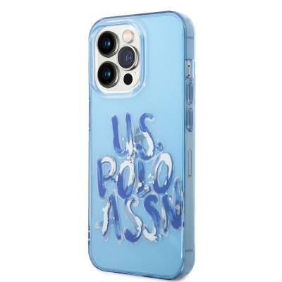 Apple iPhone 14 Pro Max Case U.S. POLO ASSN. Colorful Graffiti Printed Design Cover - 7
