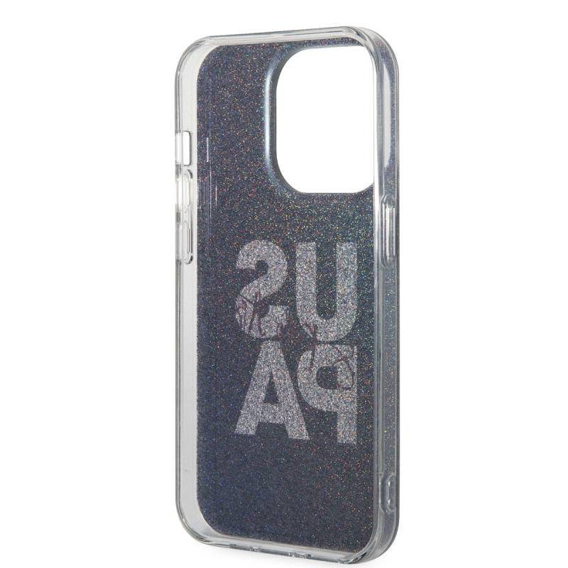 Apple iPhone 14 Pro Max Case U.S. POLO ASSN. Glittery Shiny Alphabet Design Cover - 2