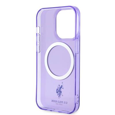 Apple iPhone 14 Pro Max Case U.S. POLO ASSN. Magsafe Transparent Design Cover with Charging Feature - 9
