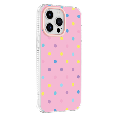 Apple iPhone 14 Pro Max Case with Airbag Design Zore Potik Hard PC Cover - 8
