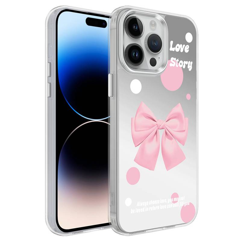 Apple iPhone 14 Pro Max Case With Airbag Shiny Design Zore Mimbo Cover - 5
