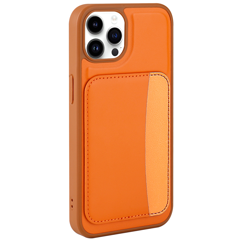 Apple iPhone 14 Pro Max Case with Card Holder Zore X-Card Silicone Cover - 8