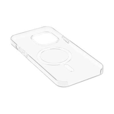 Apple iPhone 14 Pro Max Case with IC Chip, Zore Wireless Charging, Transparent Original Cover - 2