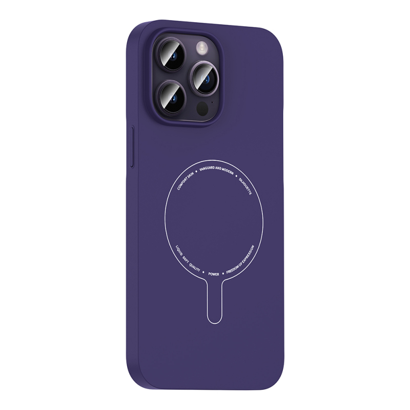 Apple iPhone 14 Pro Max Case with M-Safe Charging and Camera Protection - Zore Elio Hard PC Cover - 9