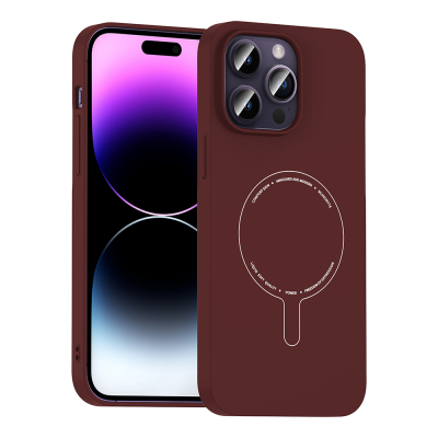 Apple iPhone 14 Pro Max Case with M-Safe Charging and Camera Protection - Zore Elio Hard PC Cover - 2
