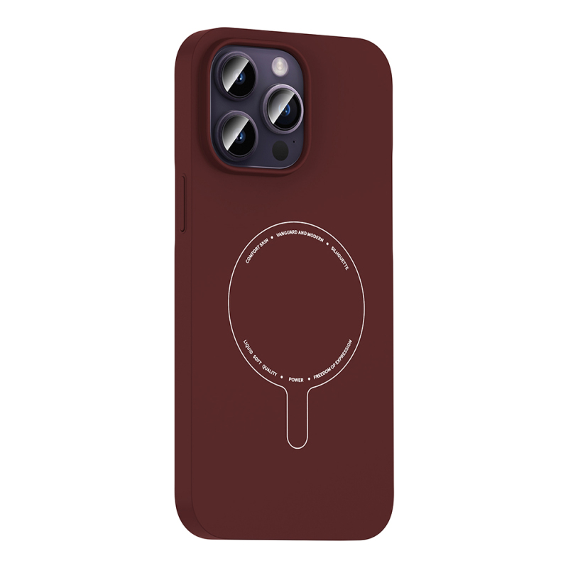 Apple iPhone 14 Pro Max Case with M-Safe Charging and Camera Protection - Zore Elio Hard PC Cover - 10