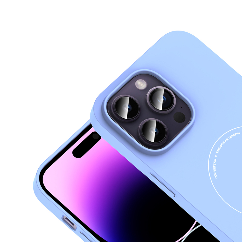Apple iPhone 14 Pro Max Case with M-Safe Charging and Camera Protection - Zore Elio Hard PC Cover - 19