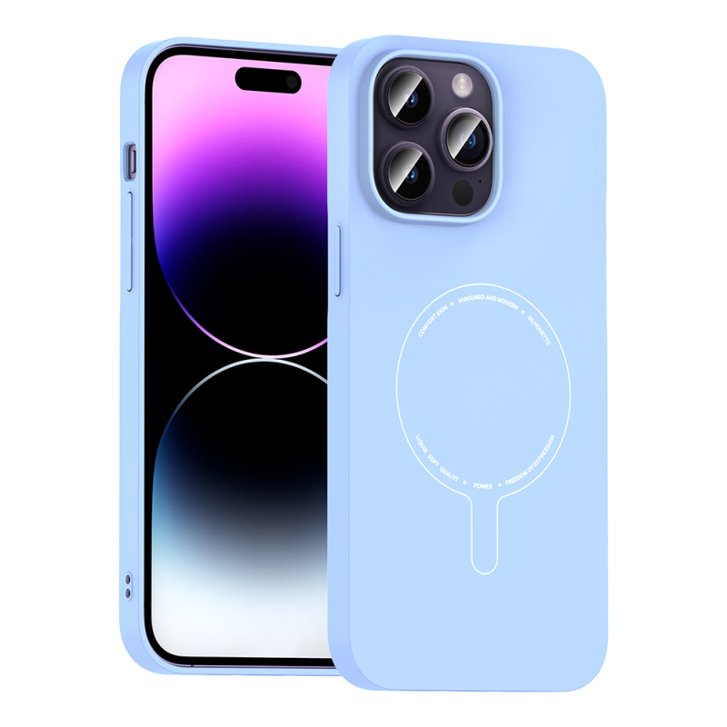 Apple iPhone 14 Pro Max Case with M-Safe Charging and Camera Protection - Zore Elio Hard PC Cover - 3
