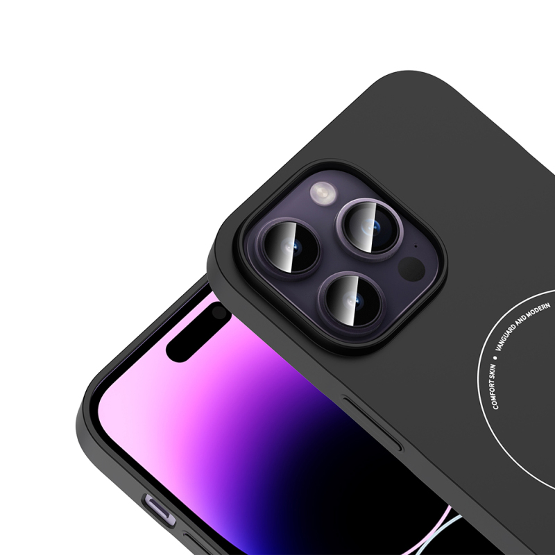 Apple iPhone 14 Pro Max Case with M-Safe Charging and Camera Protection - Zore Elio Hard PC Cover - 20
