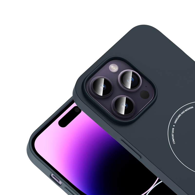 Apple iPhone 14 Pro Max Case with M-Safe Charging and Camera Protection - Zore Elio Hard PC Cover - 22