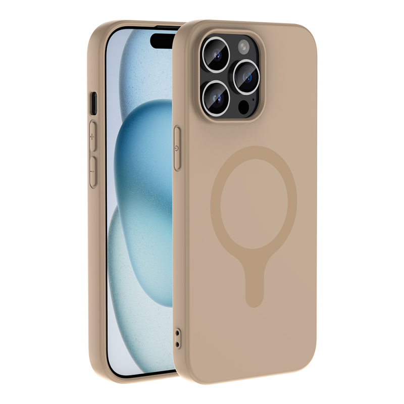 Apple iPhone 14 Pro Max Case with M-Safe Charging Feature, Zore Aris Silicone Cover - 4