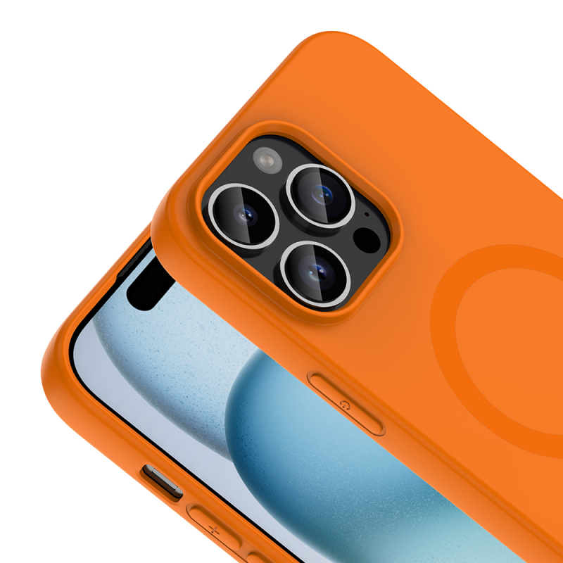 Apple iPhone 14 Pro Max Case with M-Safe Charging Feature, Zore Aris Silicone Cover - 8
