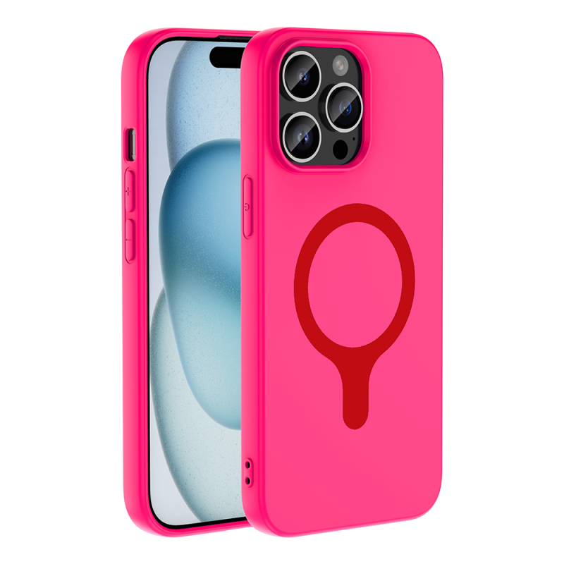 Apple iPhone 14 Pro Max Case with M-Safe Charging Feature, Zore Aris Silicone Cover - 13
