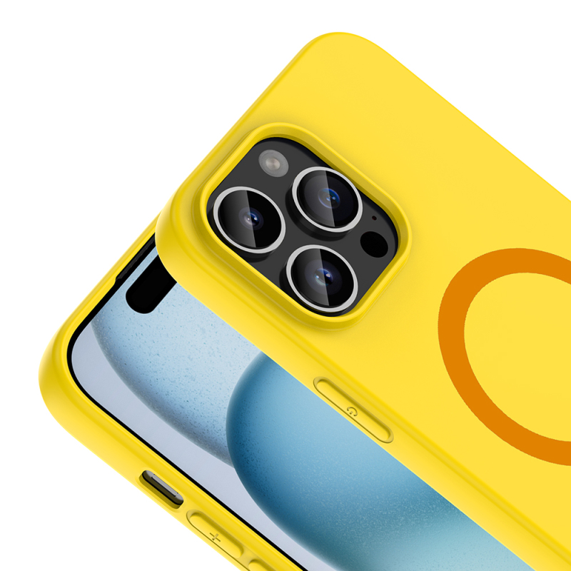 Apple iPhone 14 Pro Max Case with M-Safe Charging Feature, Zore Aris Silicone Cover - 35