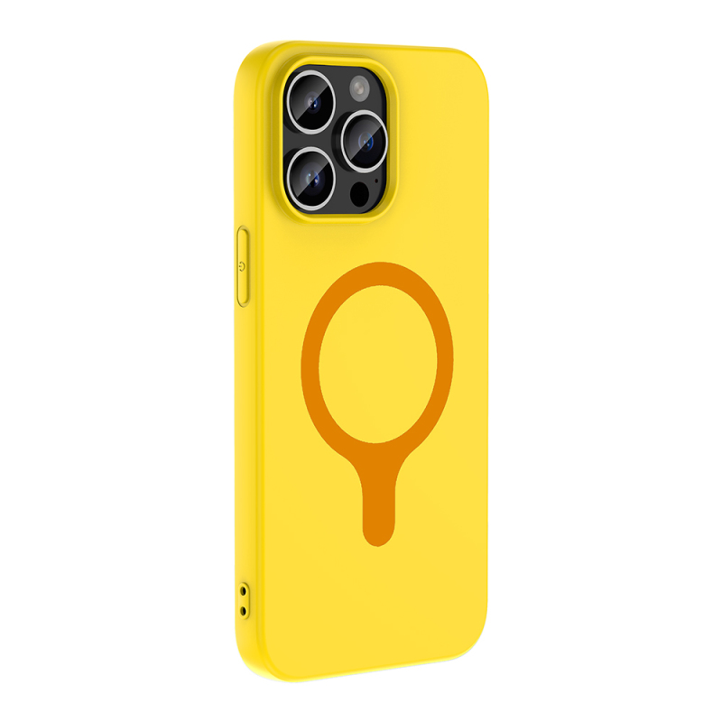 Apple iPhone 14 Pro Max Case with M-Safe Charging Feature, Zore Aris Silicone Cover - 36