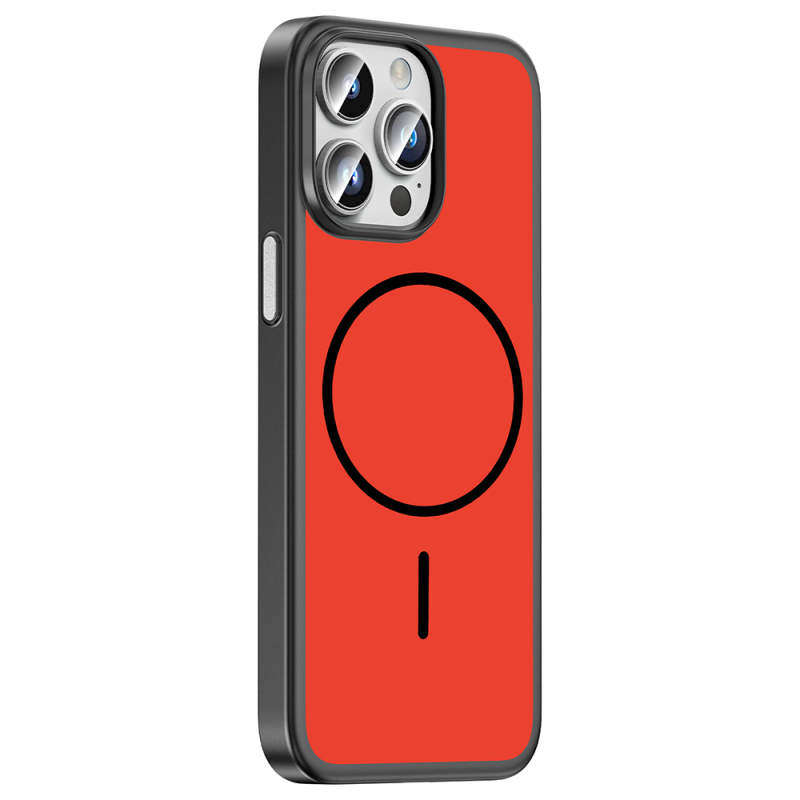Apple iPhone 14 Pro Max Case with M-Safe Charging Feature Zore Lora PC Cover - 8